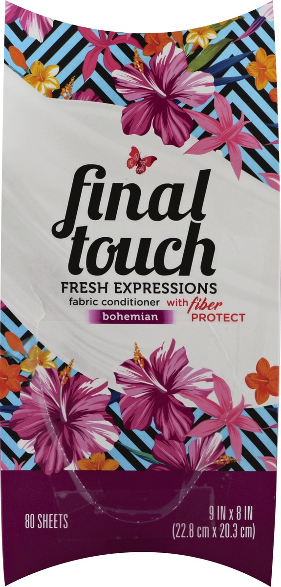 slide 1 of 9, Final Touch Fabric Conditioner 80 ea, 80 ct