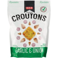 H-E-B Garlic & Onion Premium Croutons