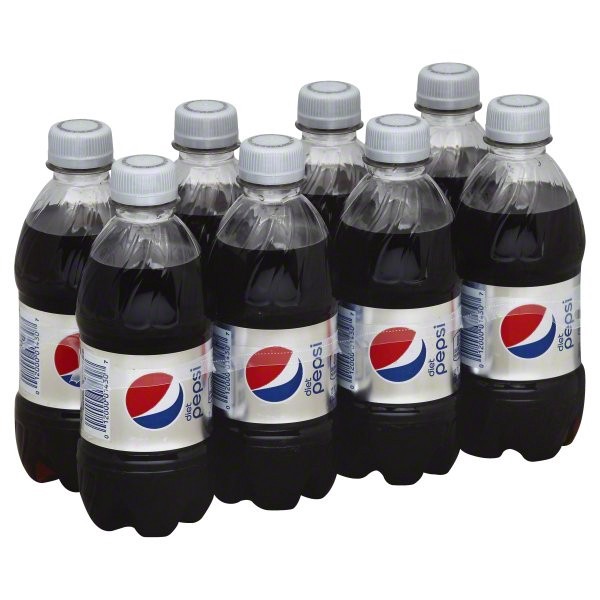 slide 1 of 4, Pepsi Diet Cola - 8 ct; 12 fl oz, 8 ct; 12 fl oz