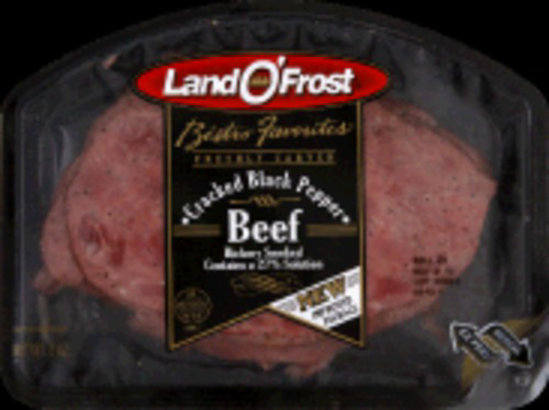 slide 1 of 1, Land O' Frost Land O'Frost Bistro Favorites Black Pepper Beef, 5 oz