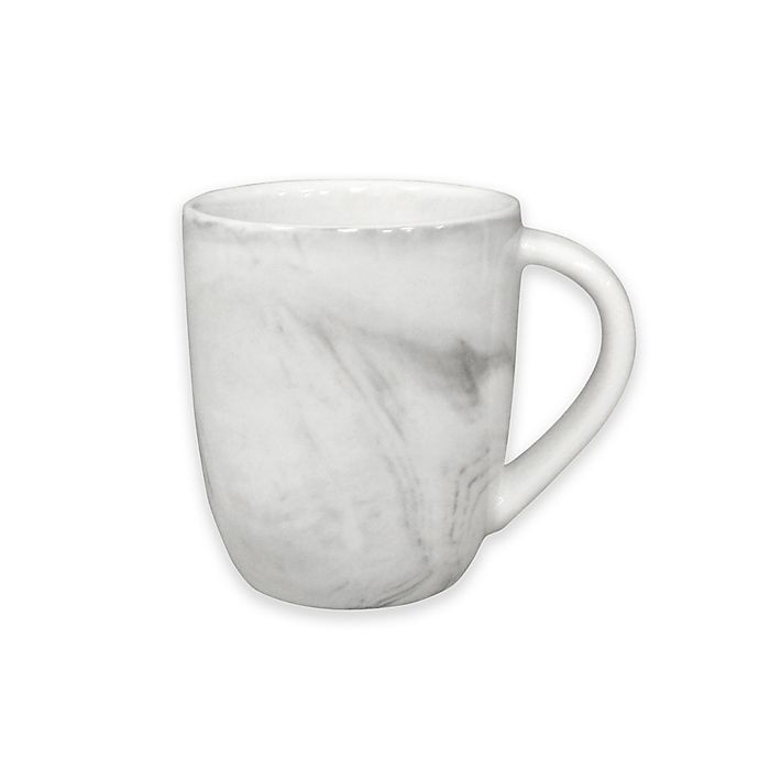 slide 1 of 2, Artisanal Kitchen Supply Coupe Marbleized Espresso Mug - Grey, 1 ct