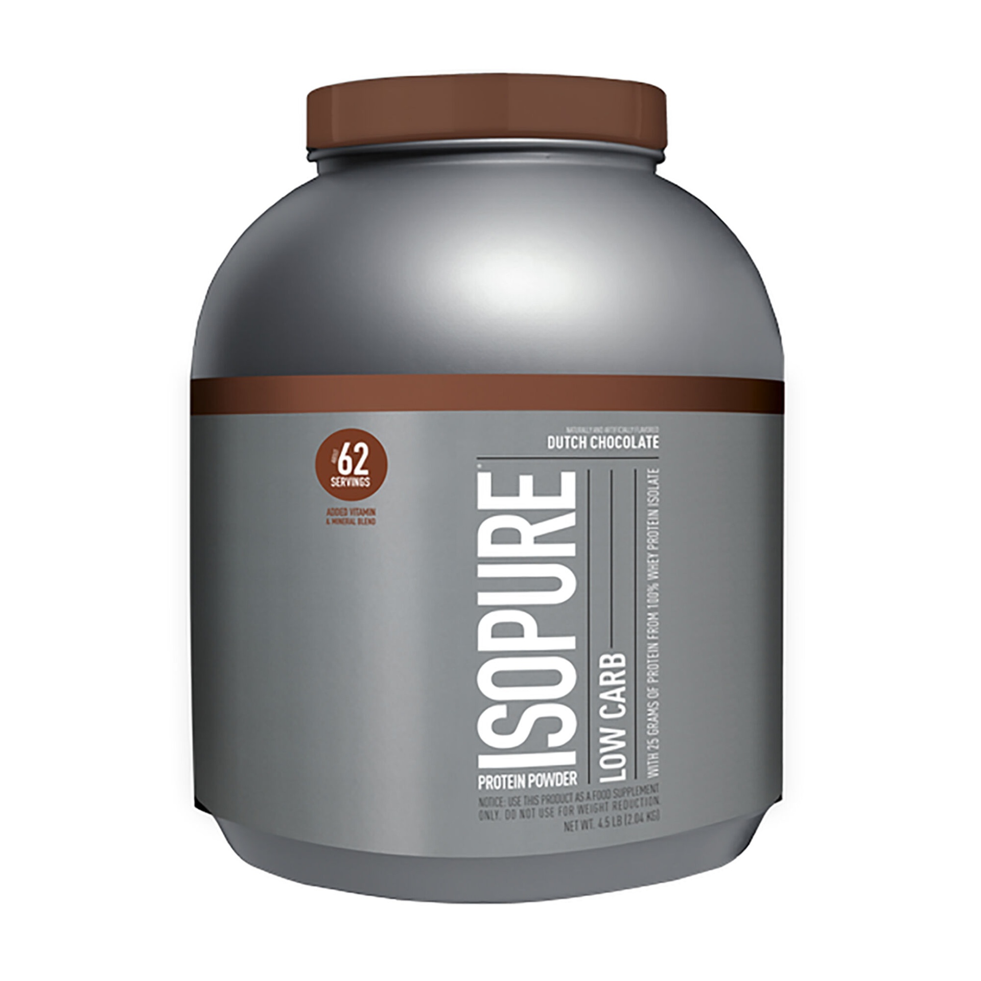 slide 1 of 1, Isopure Low Carb - Dutch Chocolate, 4 lb