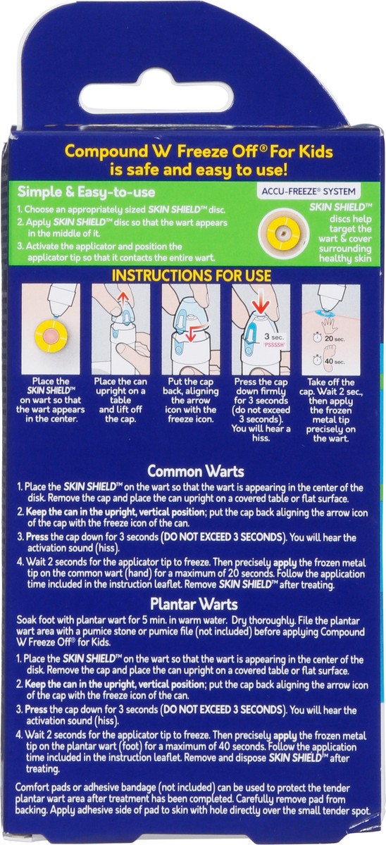 slide 7 of 12, Compound W Freeze Off Wart Remover For Kids 15 ea, 15 ct