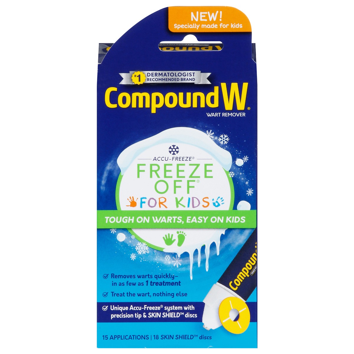 slide 12 of 12, Compound W Freeze Off Wart Remover For Kids 15 ea, 15 ct