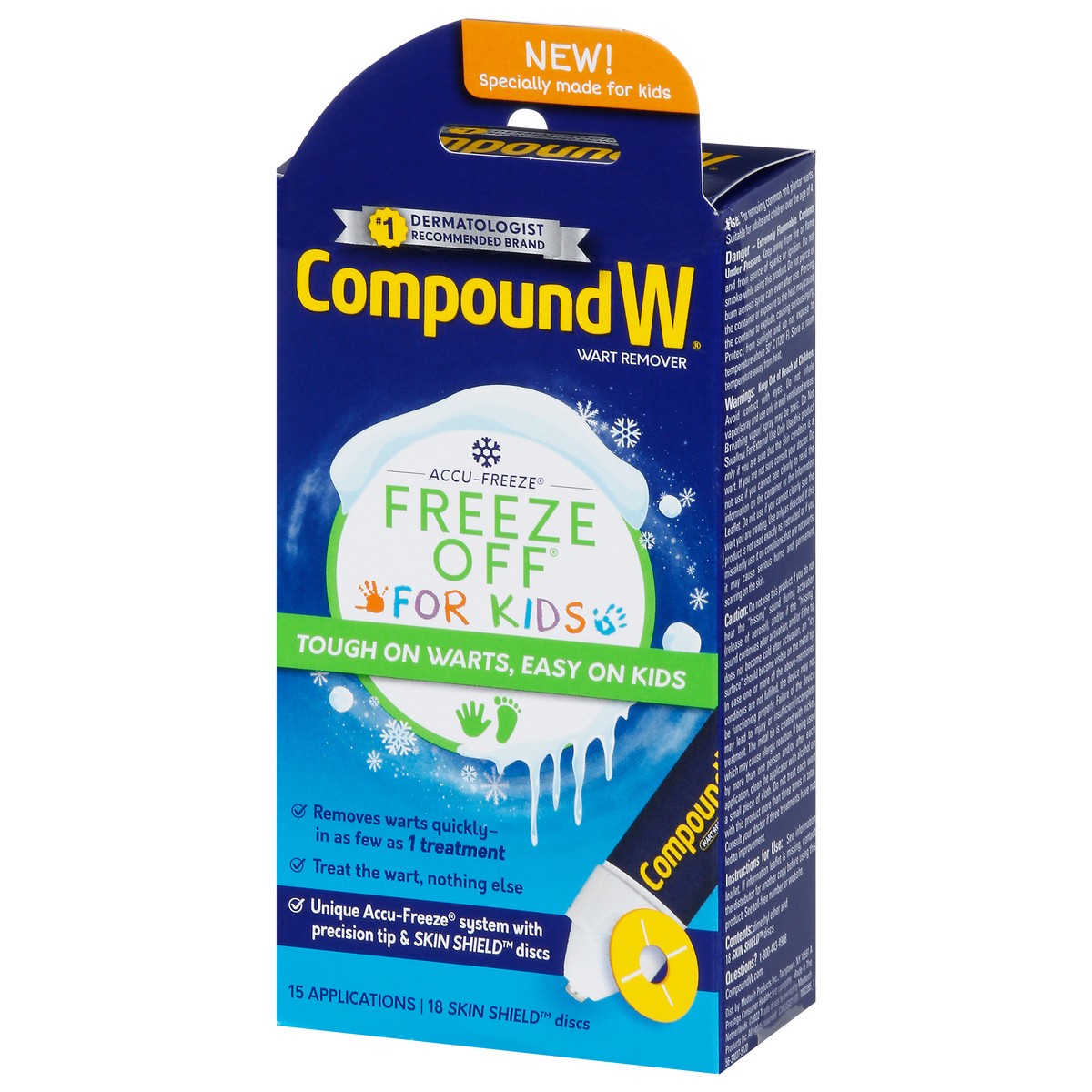 slide 3 of 12, Compound W Freeze Off Wart Remover For Kids 15 ea, 15 ct