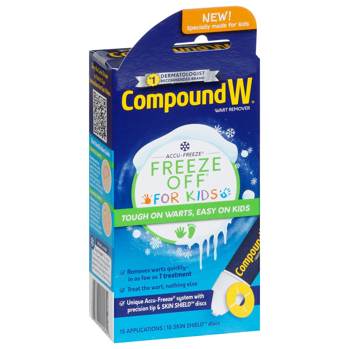 slide 6 of 12, Compound W Freeze Off Wart Remover For Kids 15 ea, 15 ct