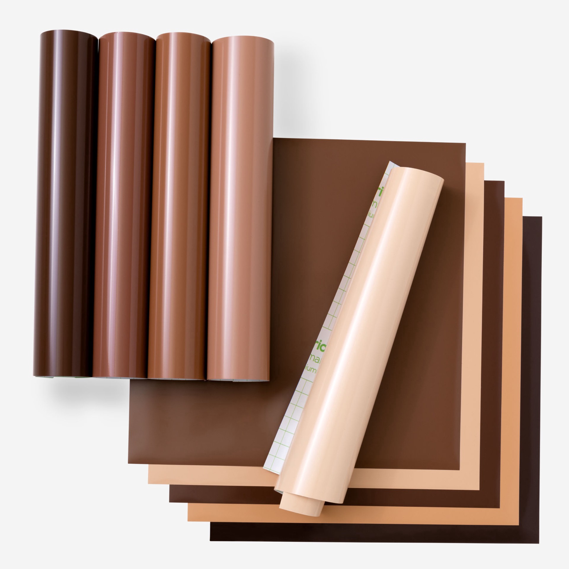 slide 5 of 8, Cricut Permanent Vinyl Sampler, Skin Tone, 12 in x 12 in