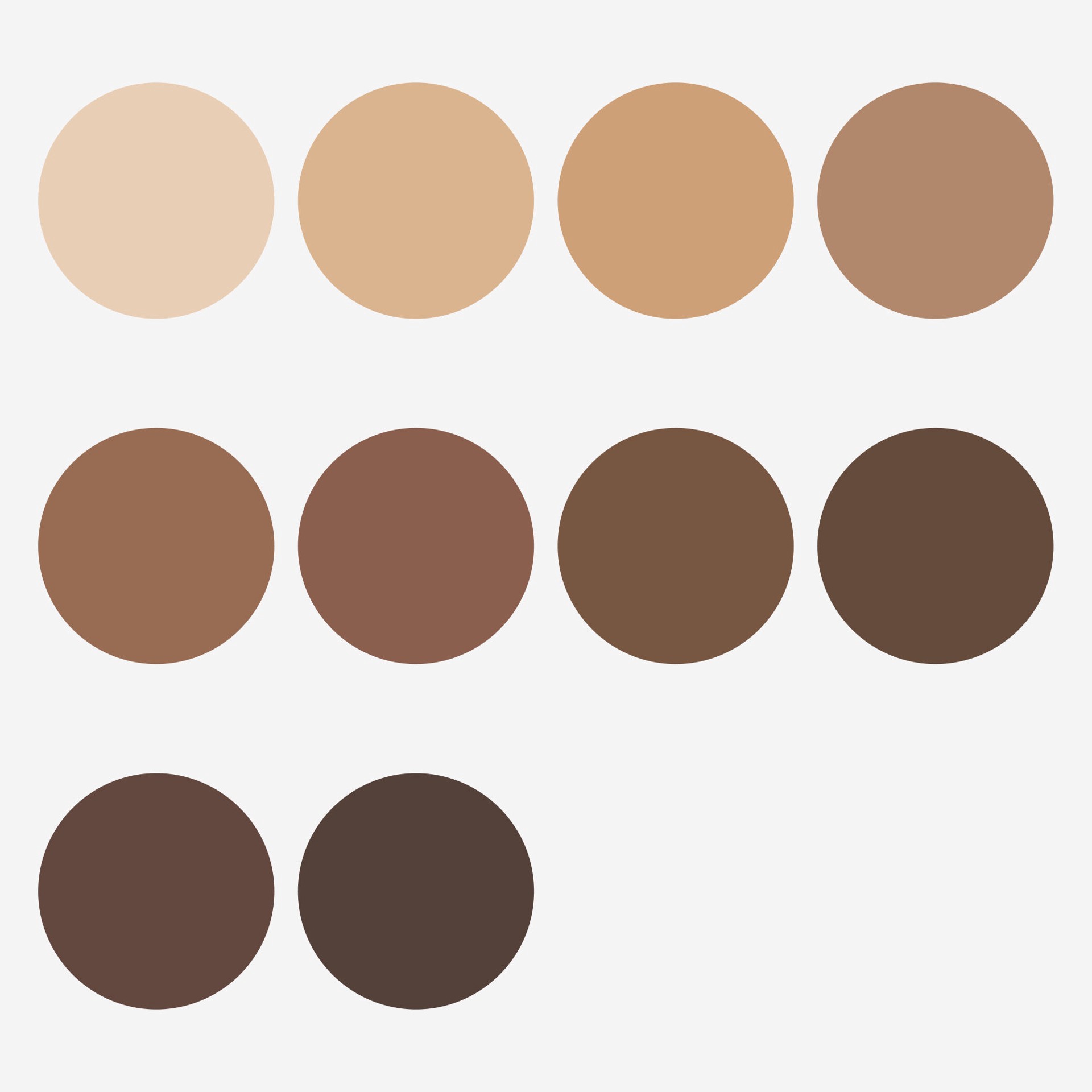 slide 7 of 8, Cricut Permanent Vinyl Sampler, Skin Tone, 12 in x 12 in