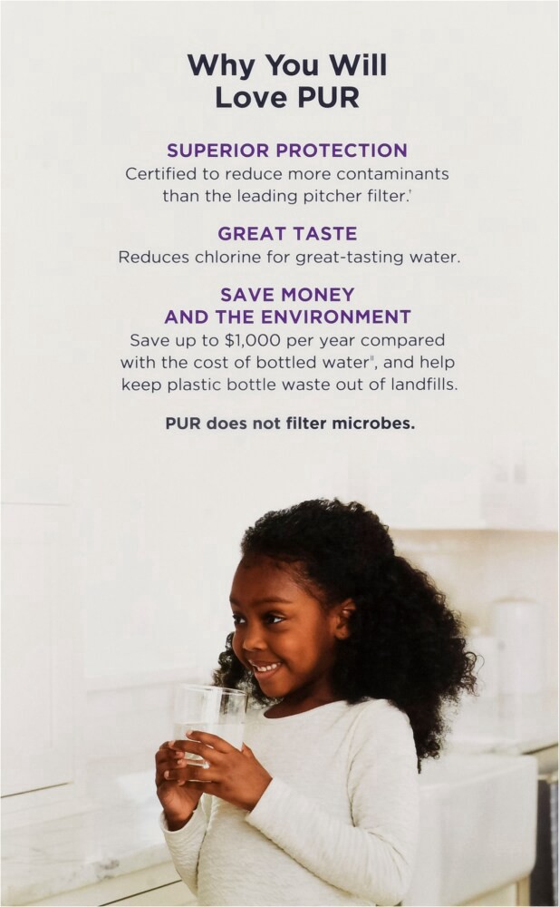 slide 4 of 5, Pur Pitcher - Blue, 1 ct