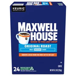 Maxwell House The Original Roast Coffee, Keurig Single Serve K-Cup Pods, 24 Count