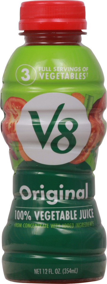 slide 5 of 11, V8 Original 100% Vegetable Juice, 12 fl oz