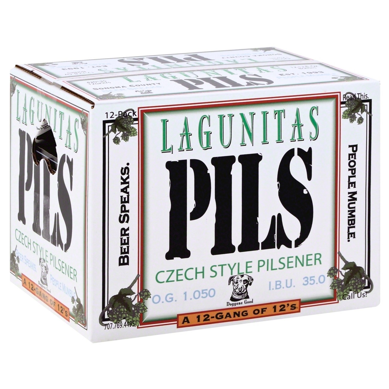 slide 1 of 1, Lagunitas PILS (Czech Style Pilsner), 12 ct; 12 oz