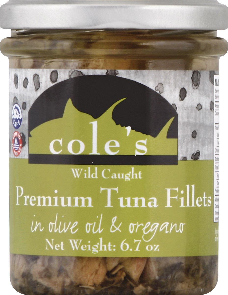 slide 2 of 2, Cole's Tuna Fillets 6.7 oz, 6.7 oz