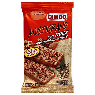 slide 1 of 1, Bimbo Multigrain Nuts, 1.19 oz