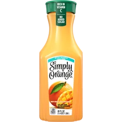 Simply Orange w/ Mango Juice Bottle, 46 fl oz