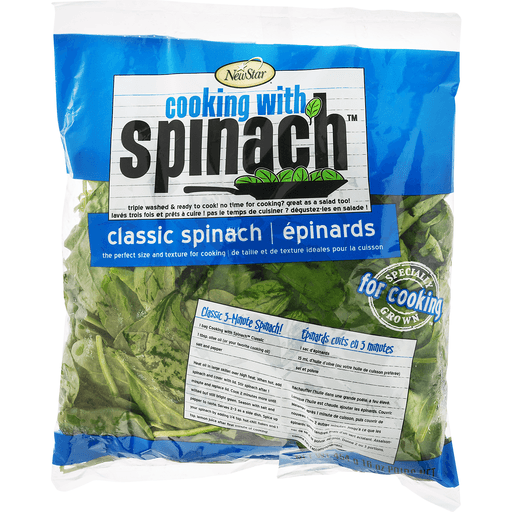 slide 3 of 9, New Star Classic Spinach, 16 oz