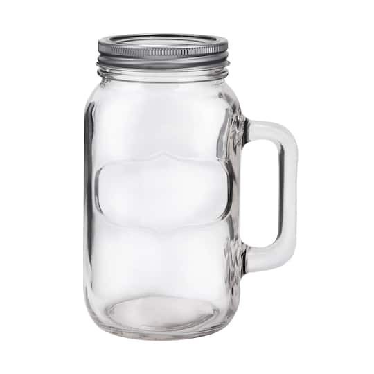 slide 1 of 3, Quart Mason Jar Mug With Lid By Ashland, 1 qt
