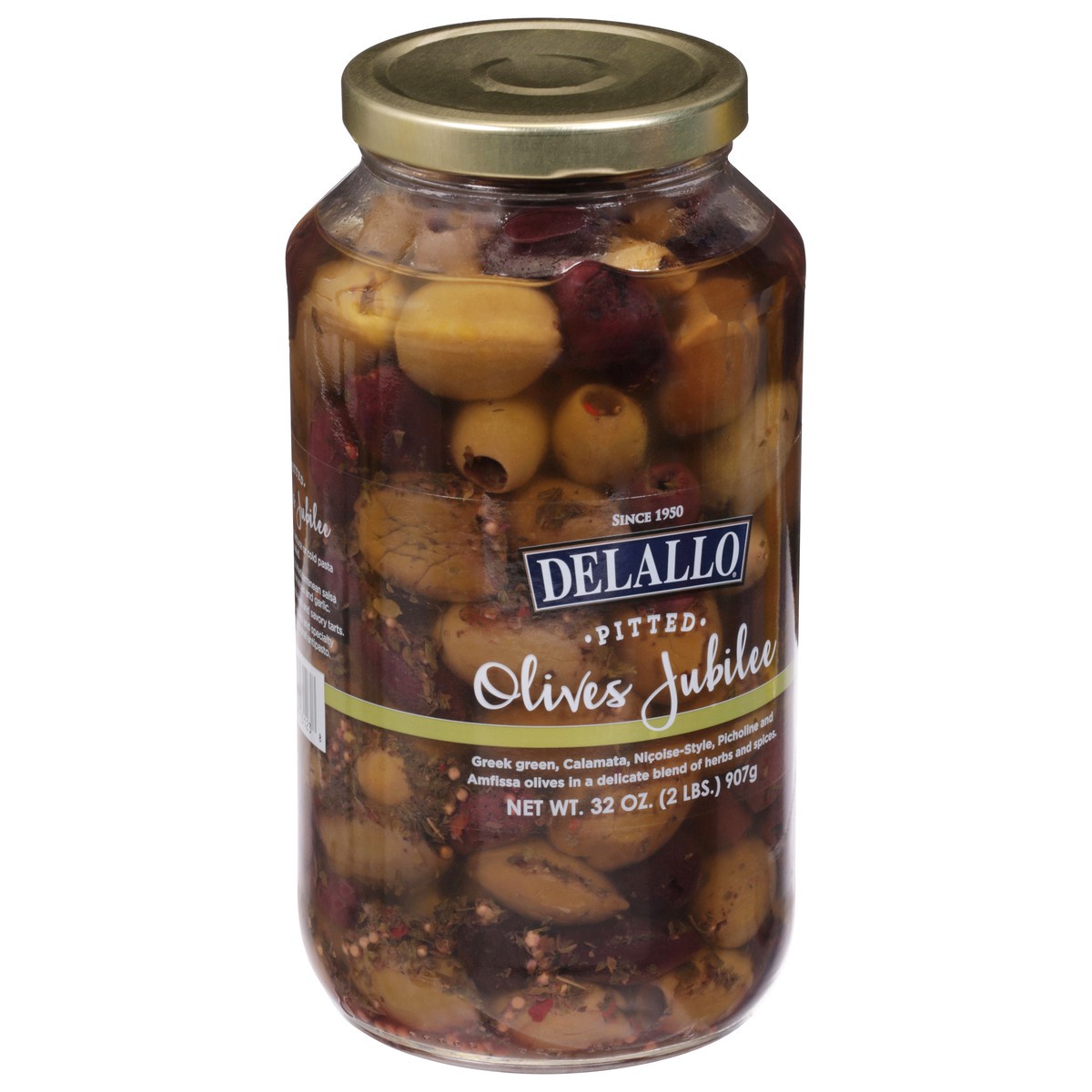 slide 9 of 12, DeLallo Pitted Olives Jubilee 32 oz, 32 oz