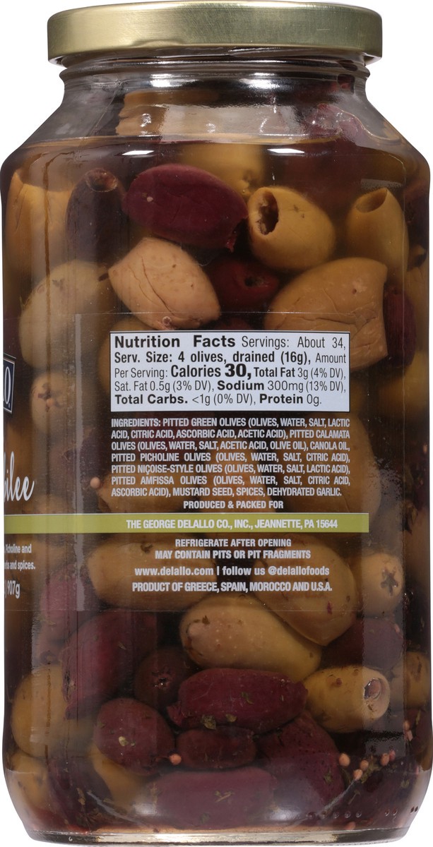 slide 12 of 12, DeLallo Pitted Olives Jubilee 32 oz, 32 oz