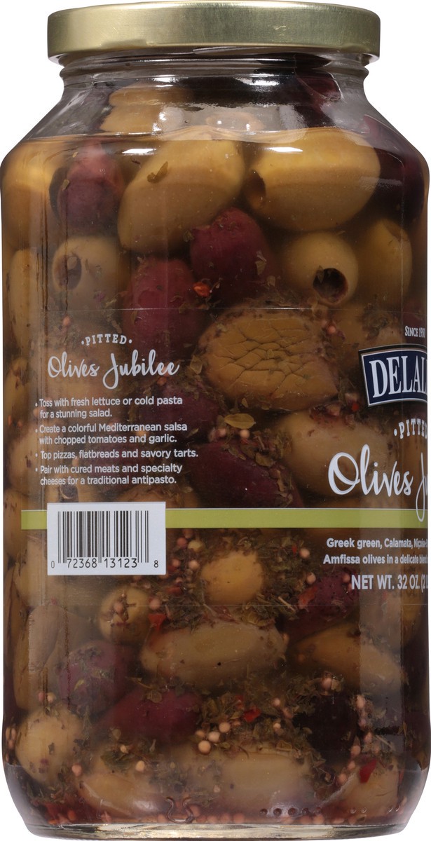 slide 5 of 12, DeLallo Pitted Olives Jubilee 32 oz, 32 oz