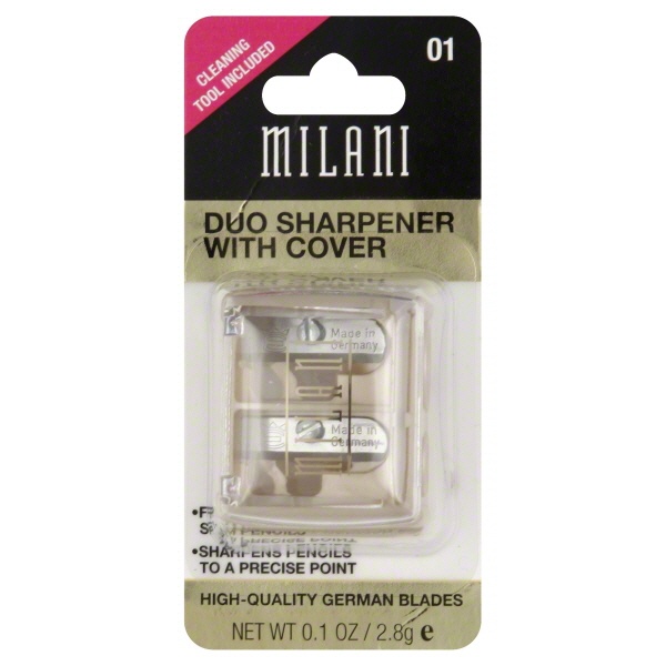 slide 1 of 1, Milani Duo Sharpener With Cover, 0.1 oz