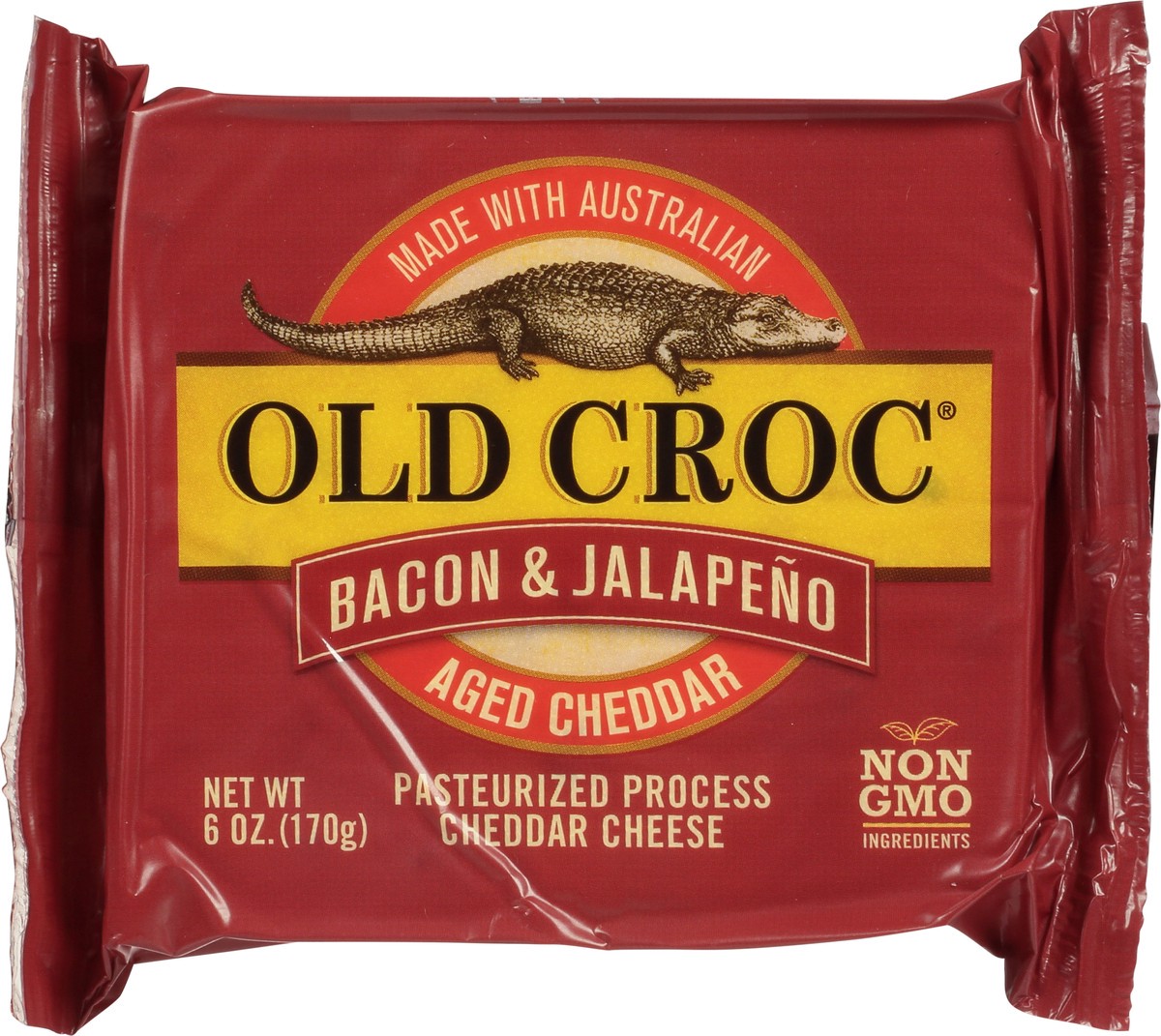 slide 5 of 14, Old Croc Bacon Jalapeno Cheddar, 6 oz