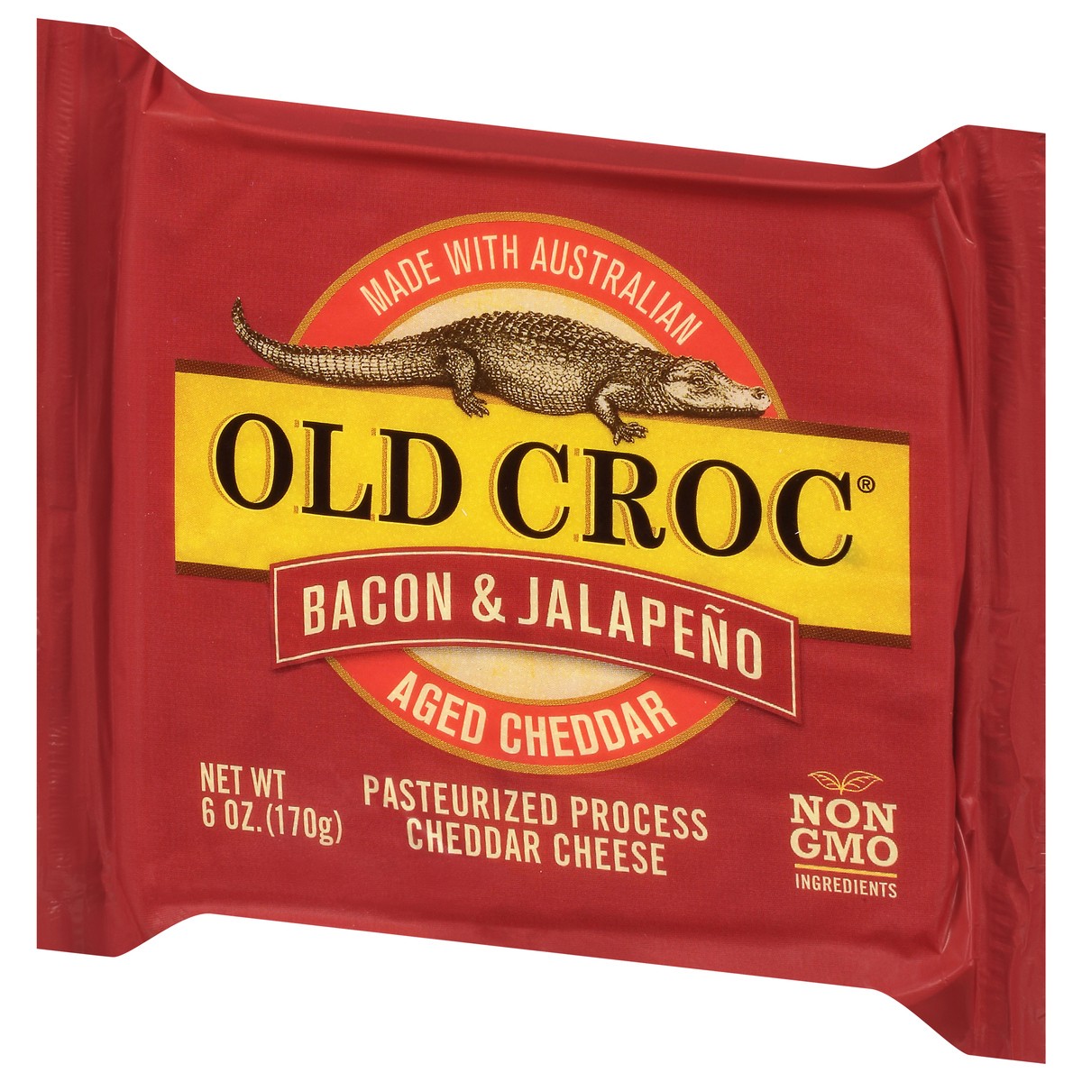 slide 8 of 14, Old Croc Bacon Jalapeno Cheddar, 6 oz