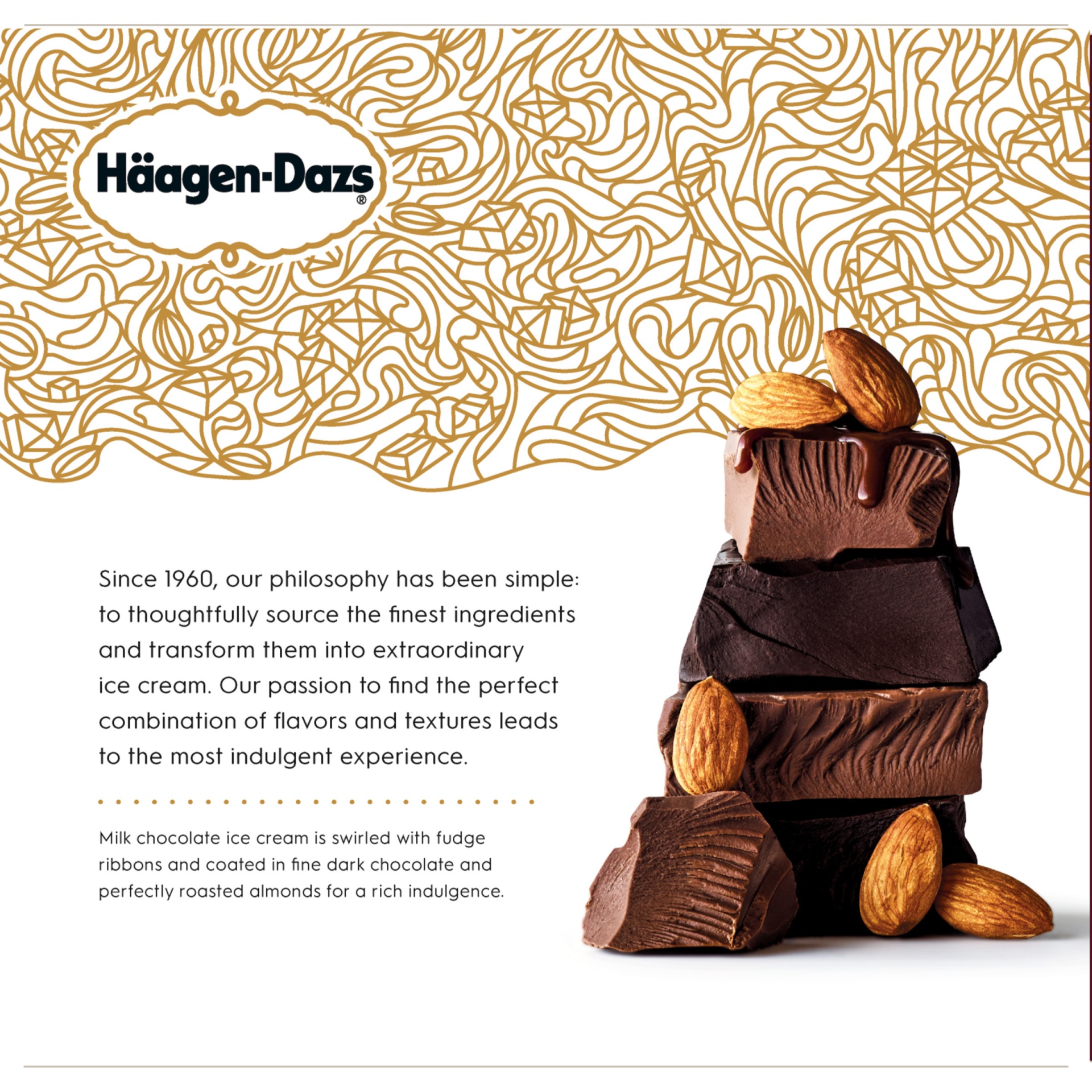slide 4 of 6, Häagen-Dazs Chocolate-Dark Chocolate Almond Ice Cream Bars, 3 ct; 3 oz