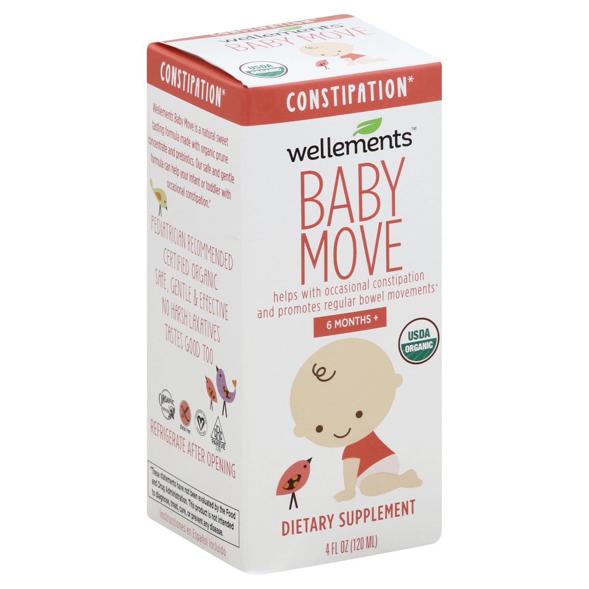 slide 7 of 7, Wellements Baby Move for Constipation, 4 fl oz