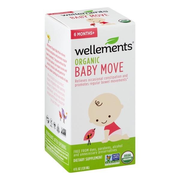 slide 1 of 7, Wellements Baby Move for Constipation, 4 fl oz