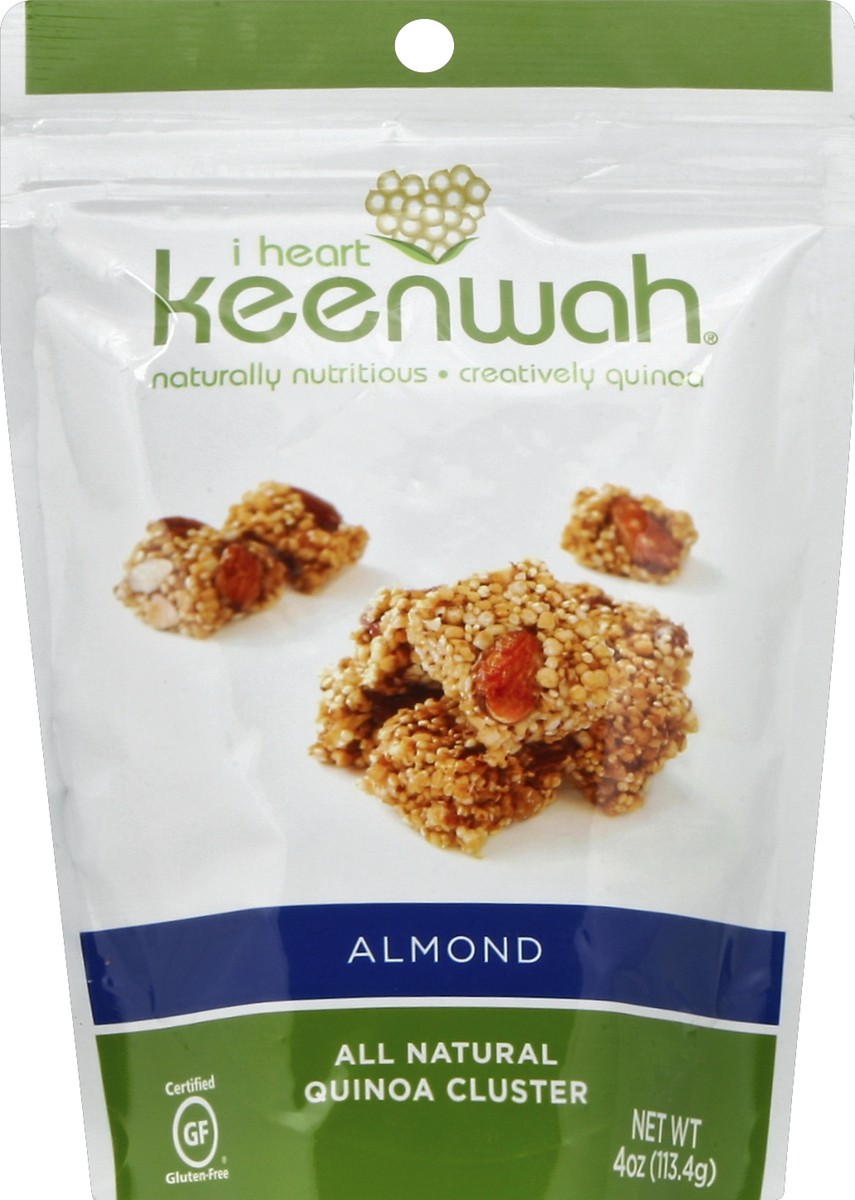 slide 2 of 3, I Heart Keenwah Almond Quinoa Clusters, 4 oz