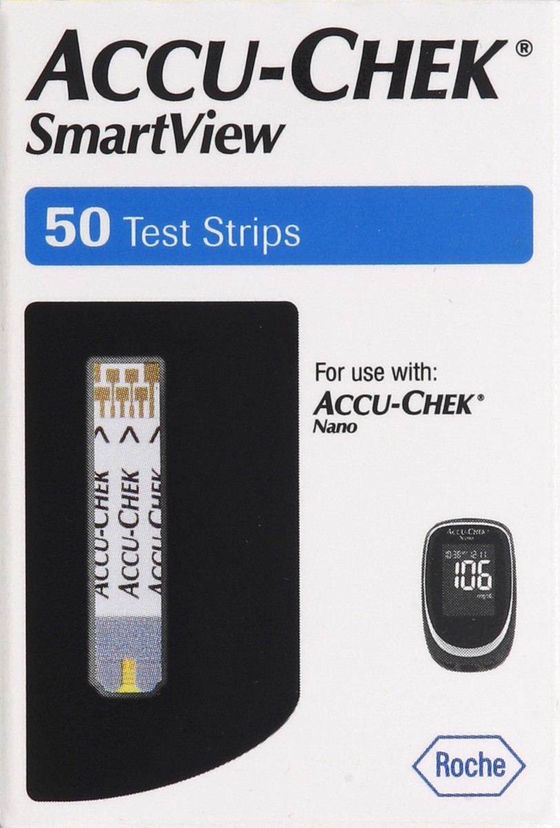 slide 4 of 5, Accu-Chek Test Strips, 50 Each, 50 ct