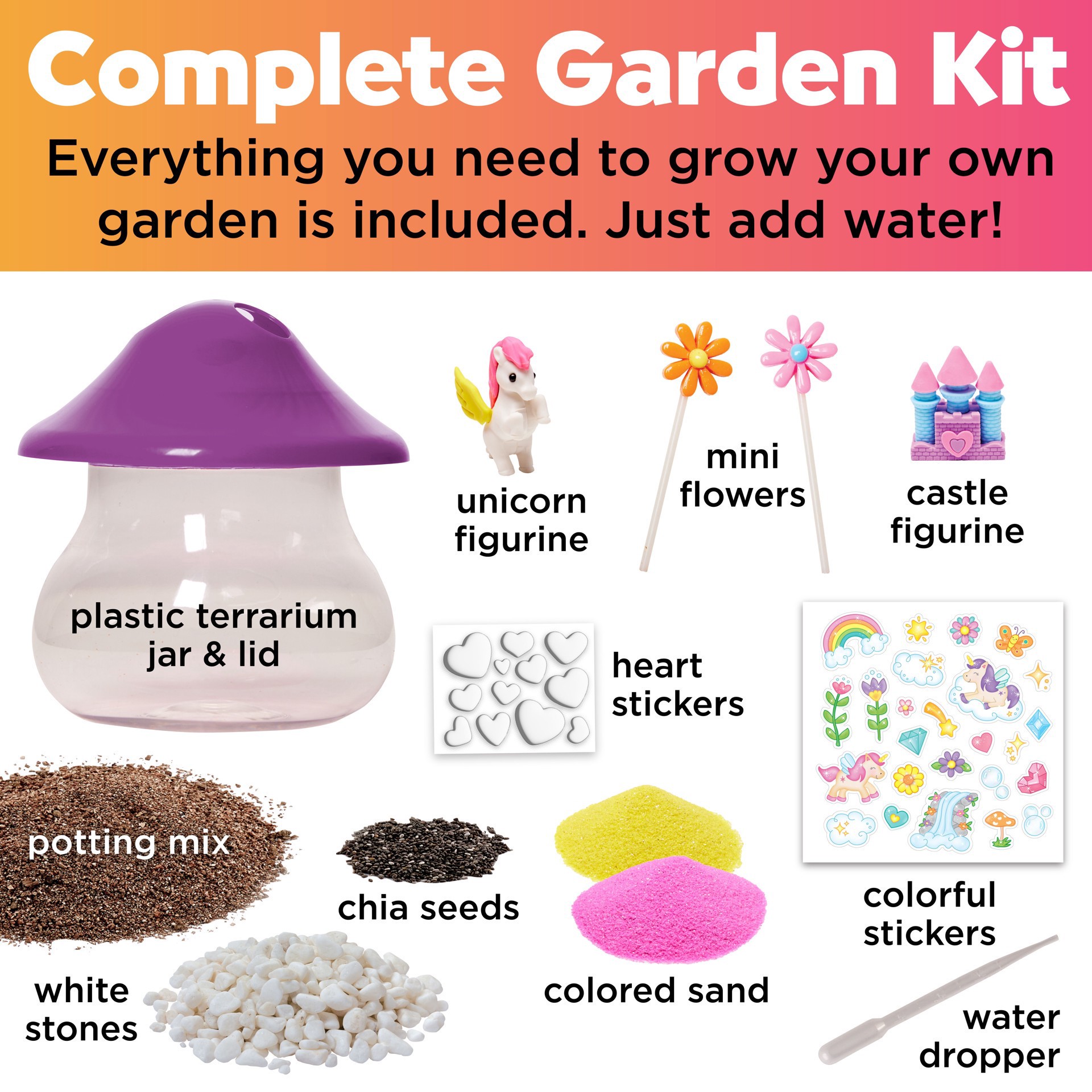 slide 4 of 11, Faber-Castell Creativity For Kids Plant & Grow Unicorn Forest Kit, 4.75 in x 5.5 in