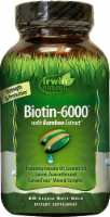 slide 1 of 1, Irwin Naturals Biotin-6000, 60 ct