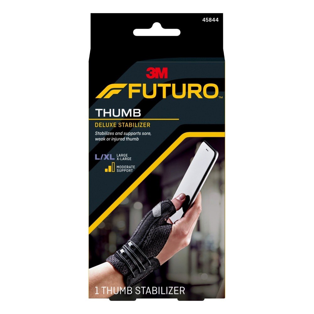 slide 1 of 1, Futuro Deluxe Thumb Stabilizer Large/ X-Large, 1 ct