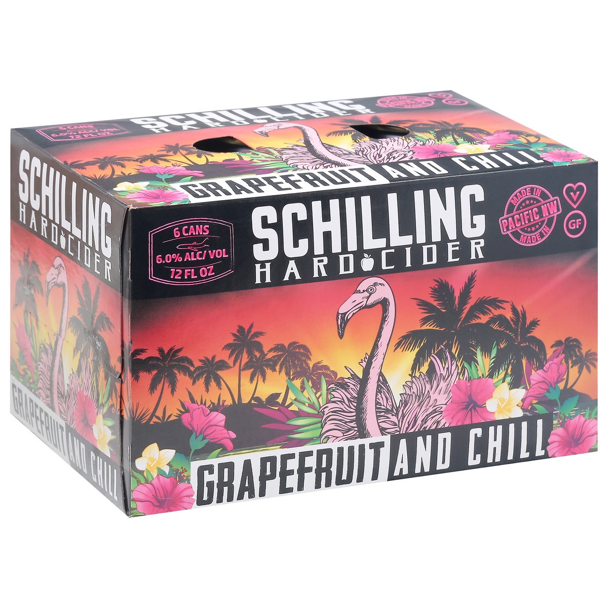 slide 2 of 9, Schilling Grapefruit and Chill Hard Cider Can 6 - 12 fl oz Cans, 6 ct; 12 fl oz