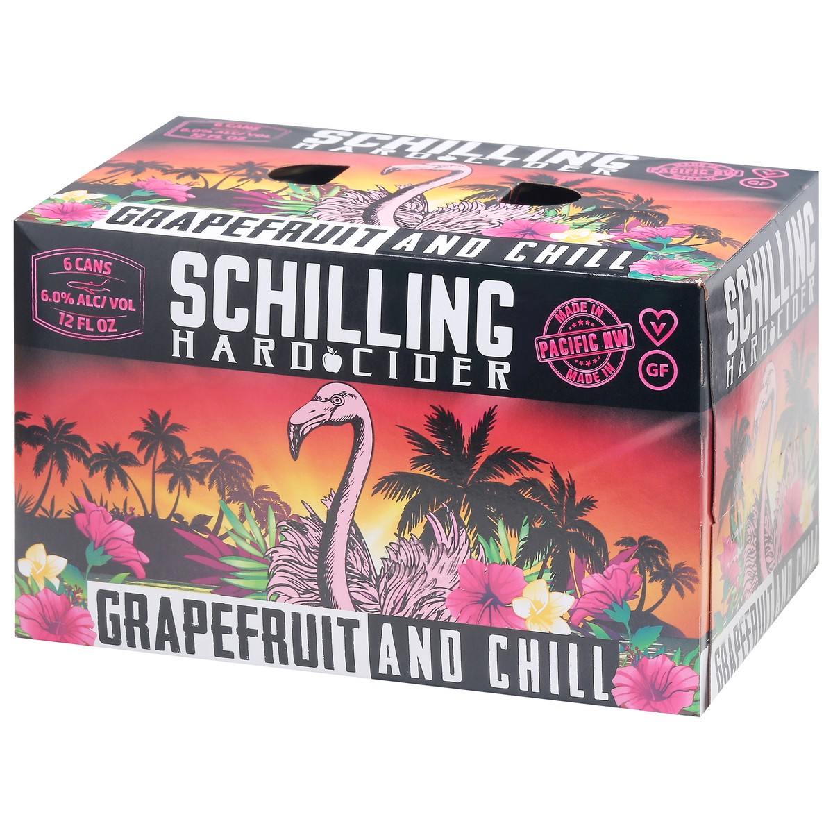 slide 3 of 9, Schilling Grapefruit and Chill Hard Cider Can 6 - 12 fl oz Cans, 6 ct; 12 fl oz