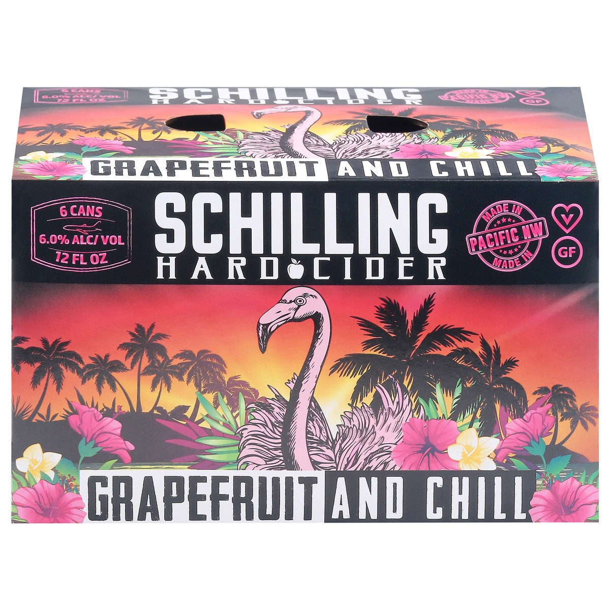 slide 1 of 9, Schilling Grapefruit and Chill Hard Cider Can 6 - 12 fl oz Cans, 6 ct; 12 fl oz