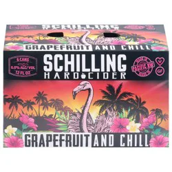 Schilling Grapefruit and Chill Hard Cider Can 6 - 12 fl oz Cans