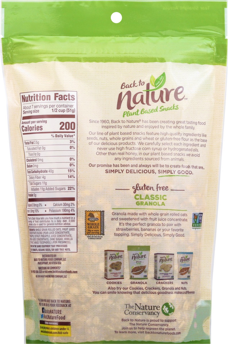 slide 9 of 10, Back to Nature Granola, 13.5 oz