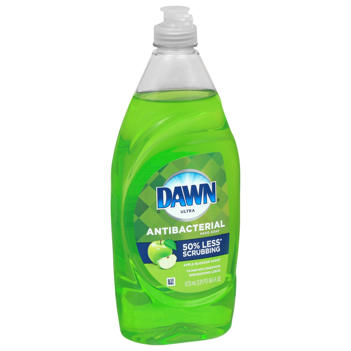 slide 8 of 9, Dawn Ultra Antibacterial Dishwashing Liquid Dish Soap Apple Blossom Scent, 19.4 fl oz