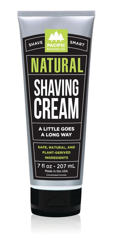 slide 1 of 1, Pacific Shaving Company Natural Shaving Cream, 7 fl oz