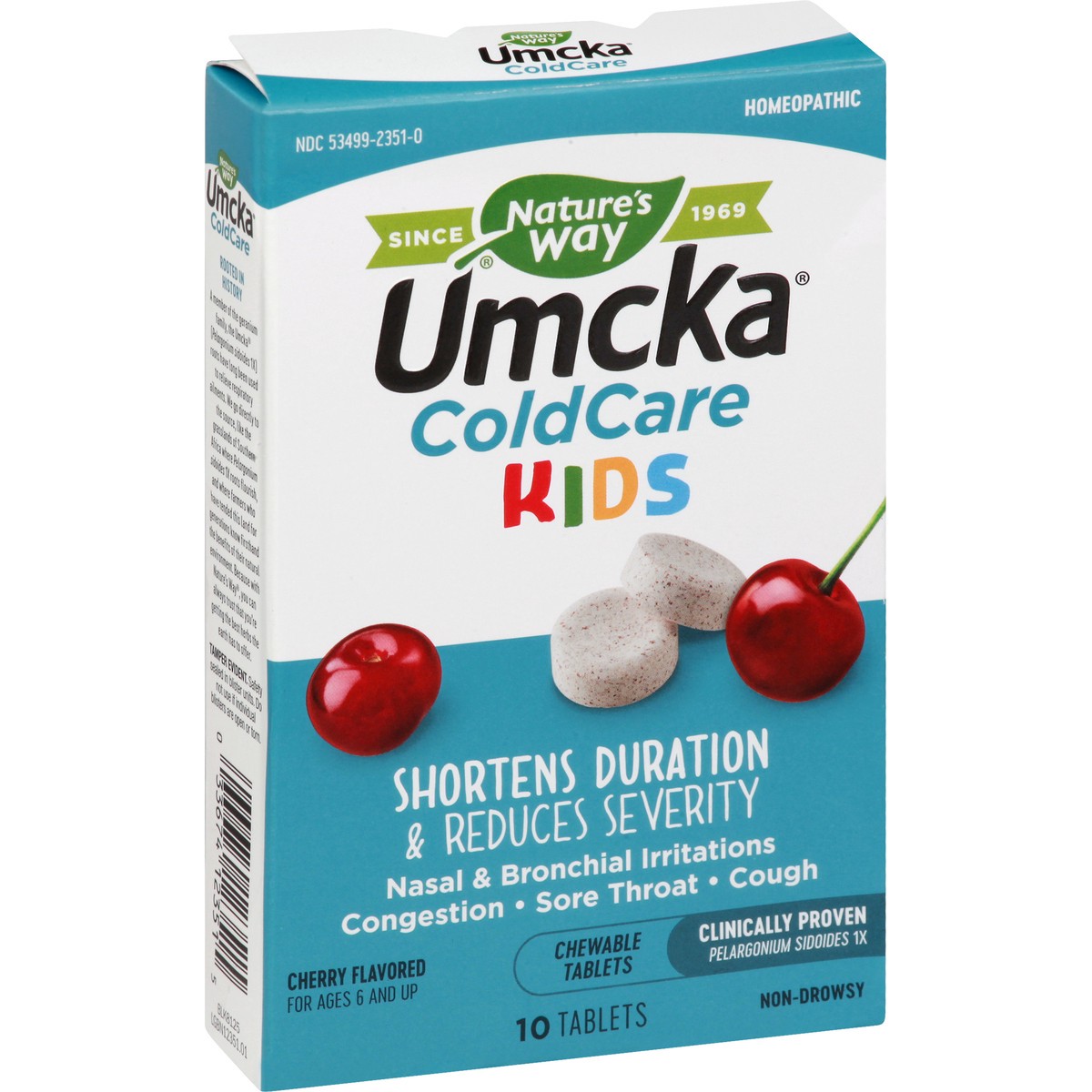 slide 9 of 9, Nature's Way Ages 6+ Kids Chewables Cherry Flavored Cold Relief 10 Tablets, 10 ct