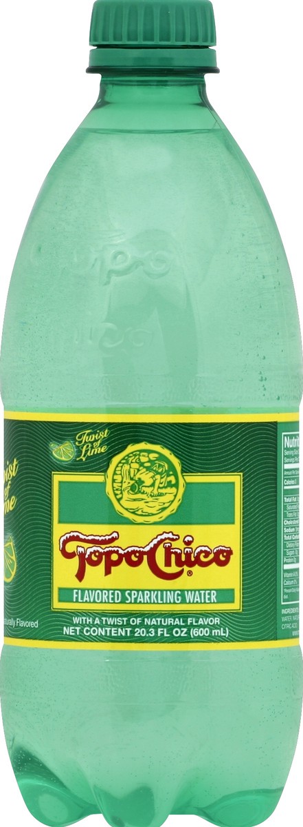 slide 2 of 4, Topo Chico Sparkling Mineral Water Twist of Lime Bottle, 20.3 fl oz, 20.3 fl oz