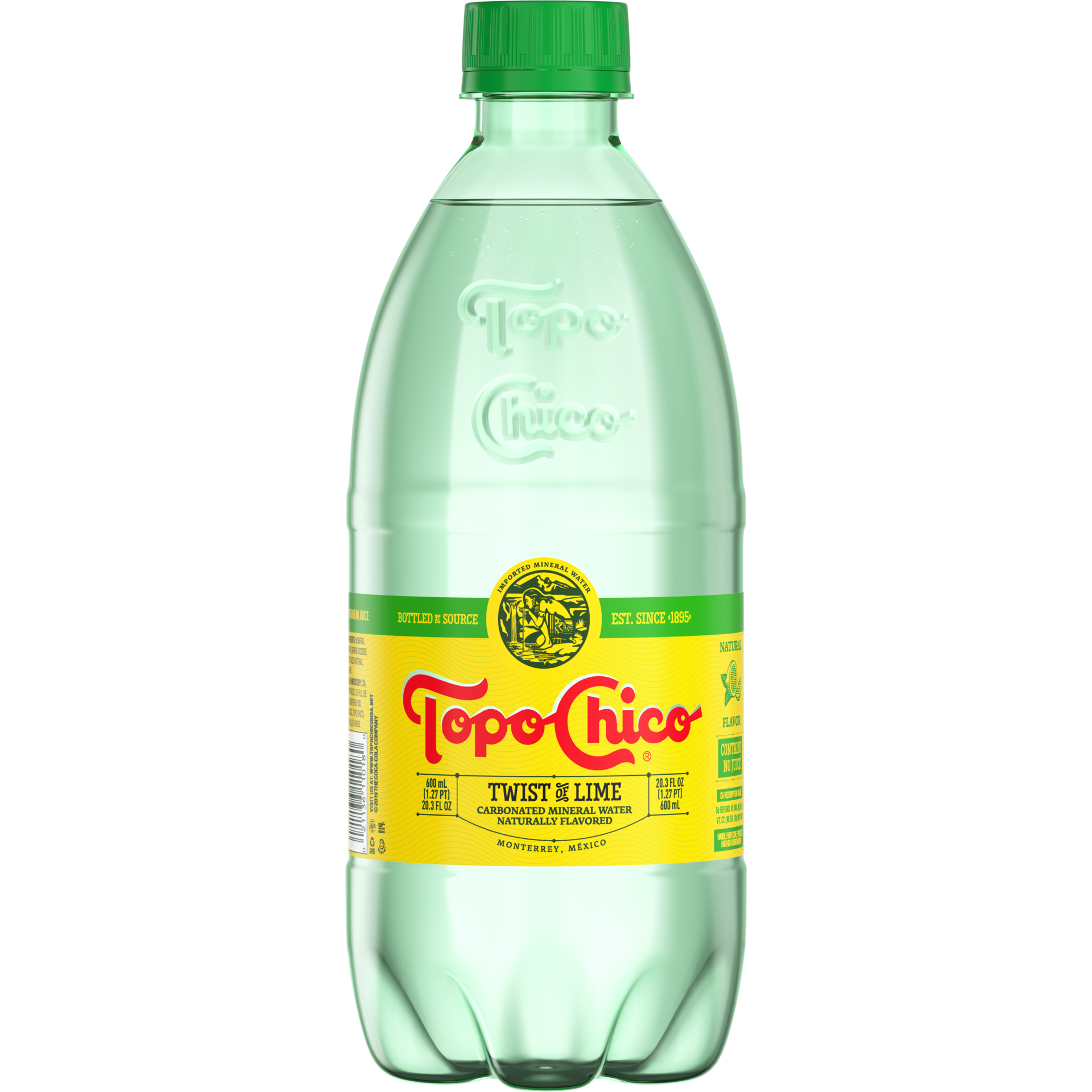 slide 1 of 4, Topo Chico Sparkling Mineral Water Twist of Lime Bottle, 20.3 fl oz, 20.3 fl oz