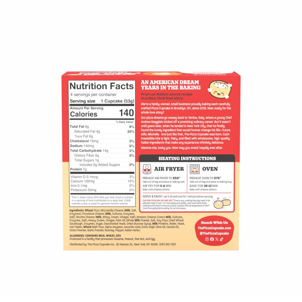 slide 2 of 2, Incrediful Pizza Cupcake 4 Chs 4Pc 7.480 Oz, 7.48 oz