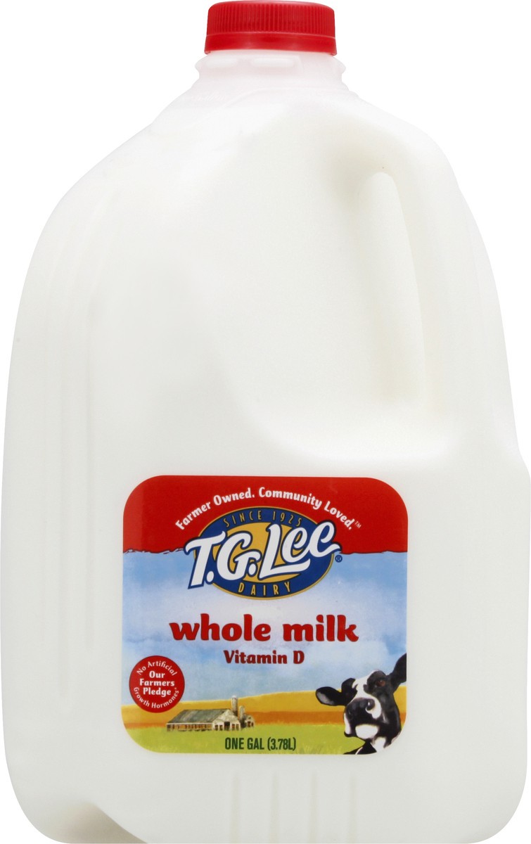 slide 9 of 10, T.G. Lee Vitamin D Whole Milk 1 gl, 1 gal