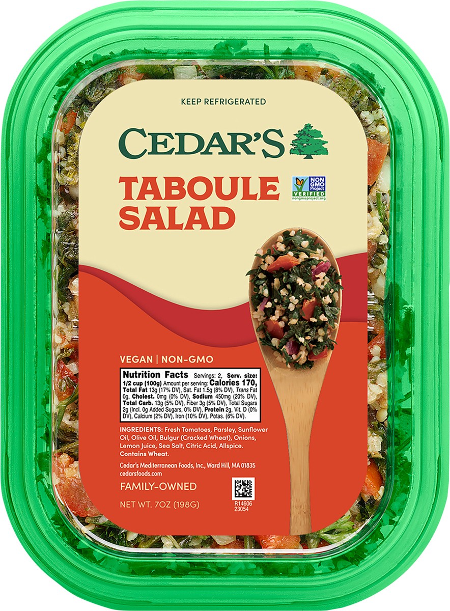 slide 2 of 3, Cedar's Taboule Salad, 7 oz