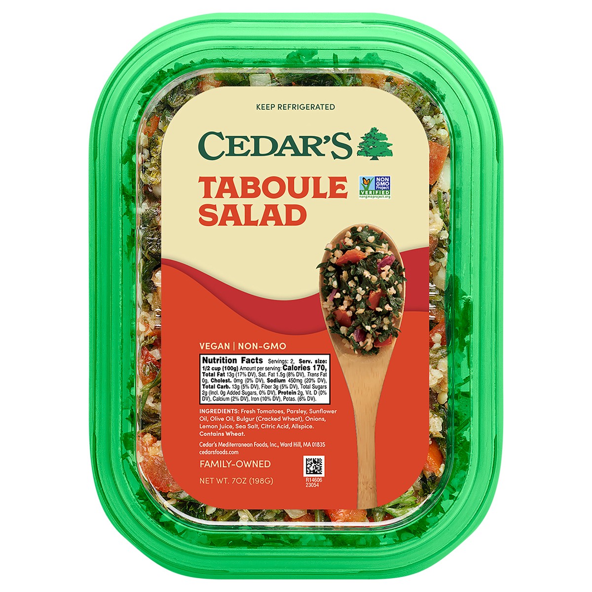 slide 1 of 3, Cedar's Taboule Salad, 7 oz