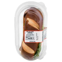 Giant Deli Roast Beef Hoagie on Pretzel Roll